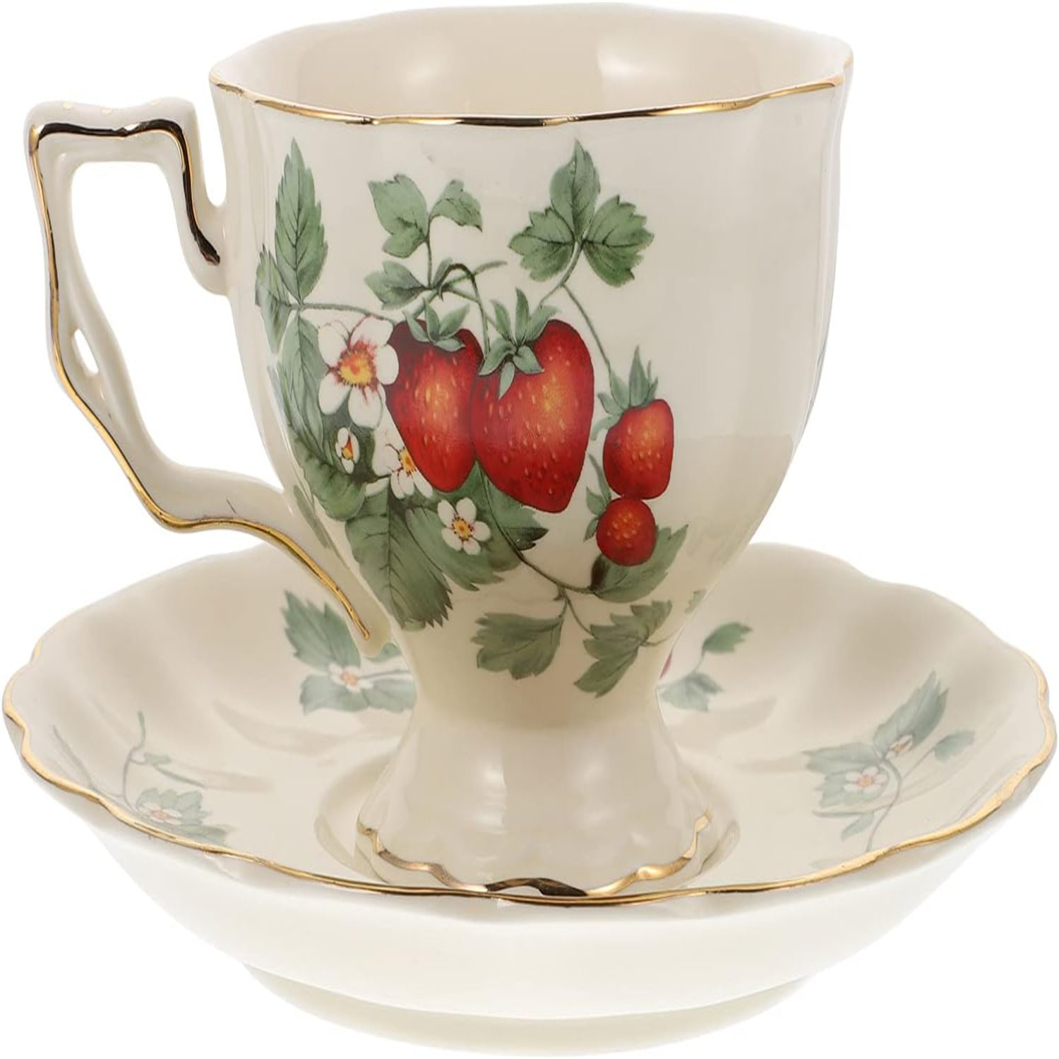Coffee X Tea - Luxurious European Style Floral Coffee Cup