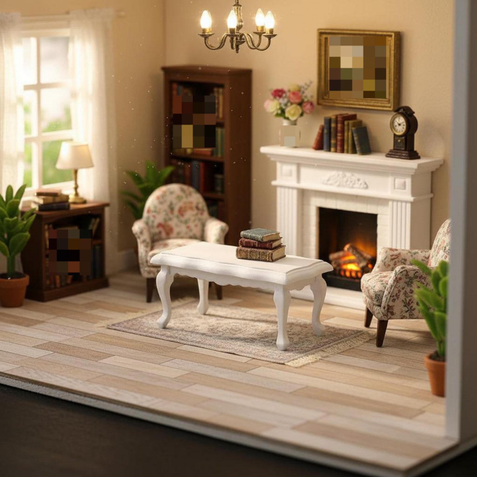 Coffee X Tea - 1:12 Scale Coffee Table Photography Prop