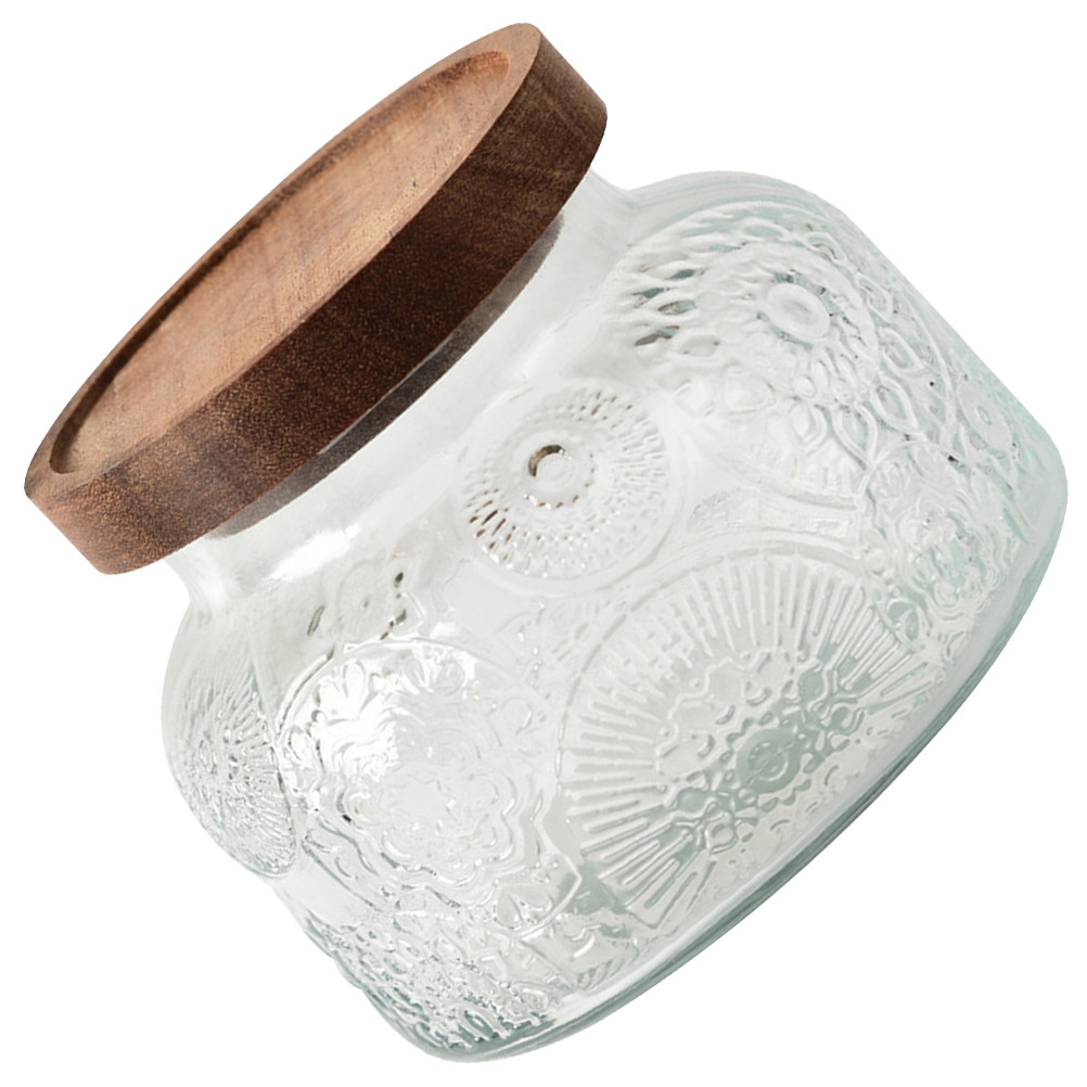 Coffee Tea Sugar Canisters - Glass Storage Jar Sealed Canister Food
