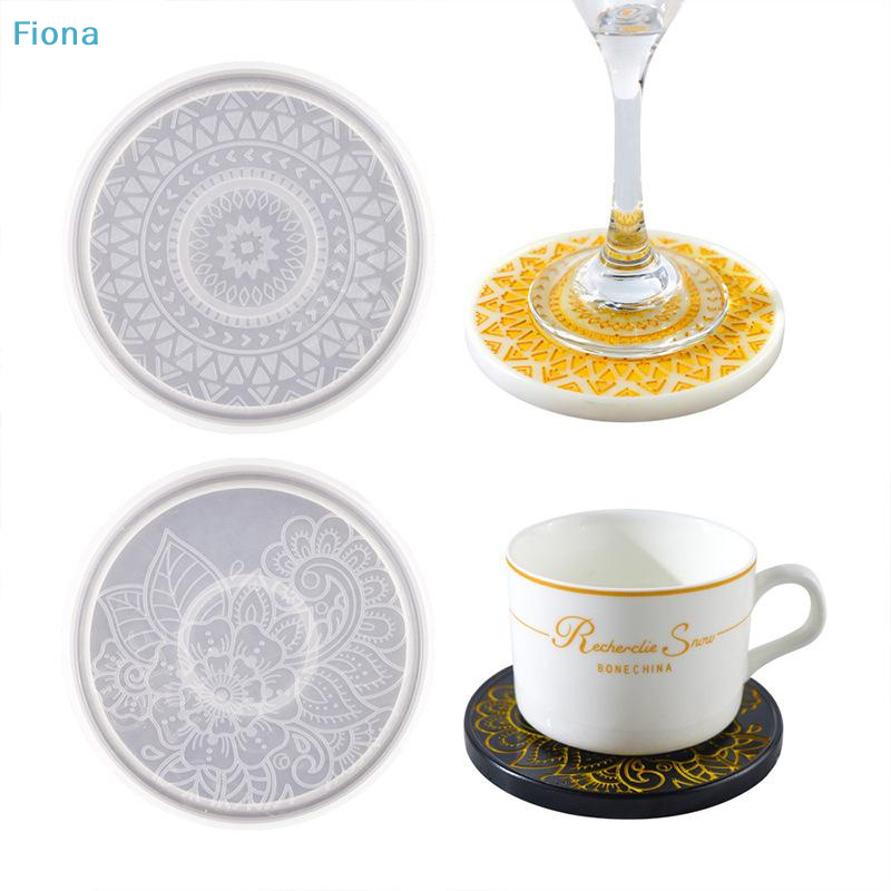 Coffee Tea Flower - ✔Flower Coaster Silicone Mold Epoxy Resin