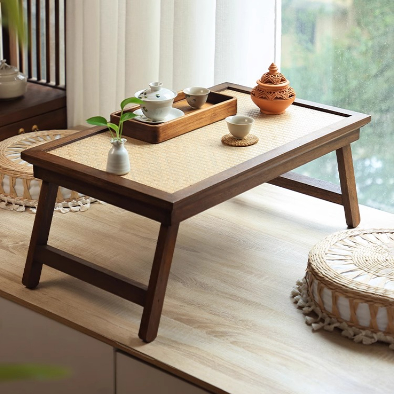 Coffee & Tea Garden Lincoln Menu - Japanese Tea Tables Foldable Bamboo Weaving