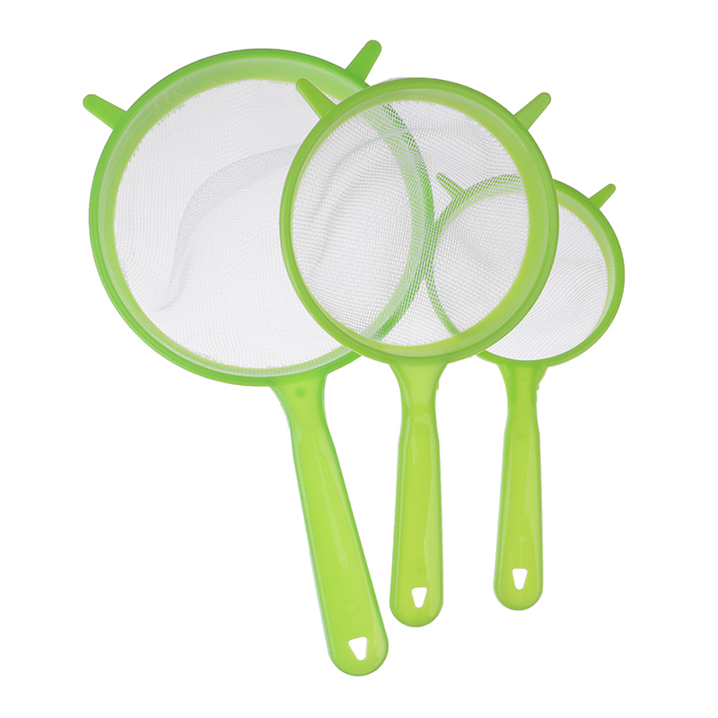 Tea Strainer Mesh - C 3Pcs/Set Plastic Fine Mesh Scoop