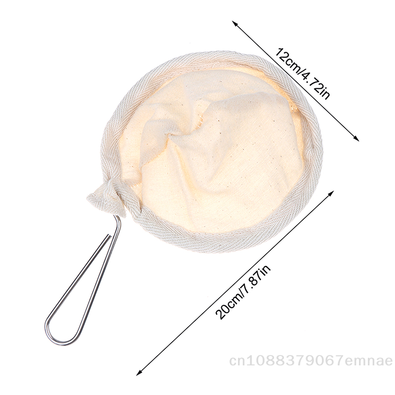 Tea Coffee Utensils - Reusable Coffee Flannel Cloth Strainer -