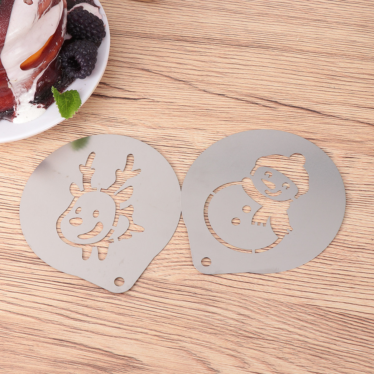 Coffee Stencil Art - Coffee Art Template Mold Tool Stencils