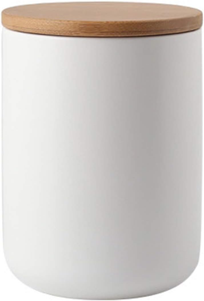Coffee Tea Sugar Canisters - Ceramic Storage Containers with Airtight Seal