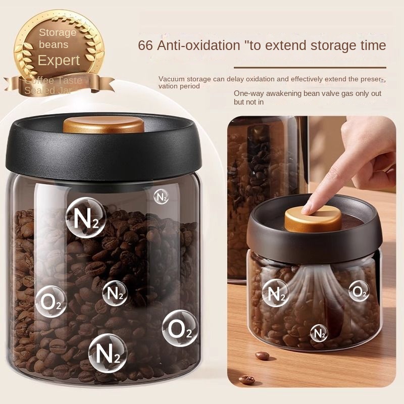 Vacuum Coffee Canister Press-T - Coffee Tea Canister Set incelemesi ve fiyatı