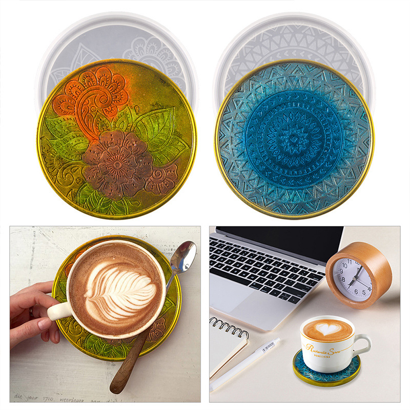 Flower Coaster Silicone Mold E - Coffee Tea Flower incelemesi ve fiyatı