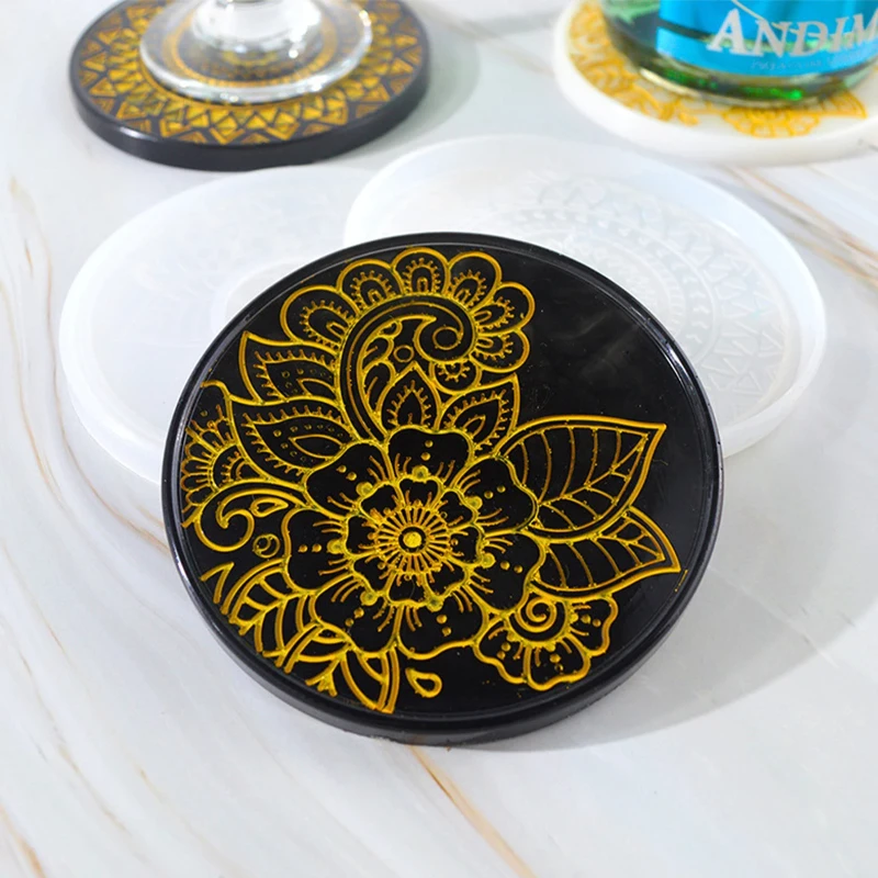 Flower Coaster Silicone Mold E - Coffee Tea Flower incelemesi ve fiyatı