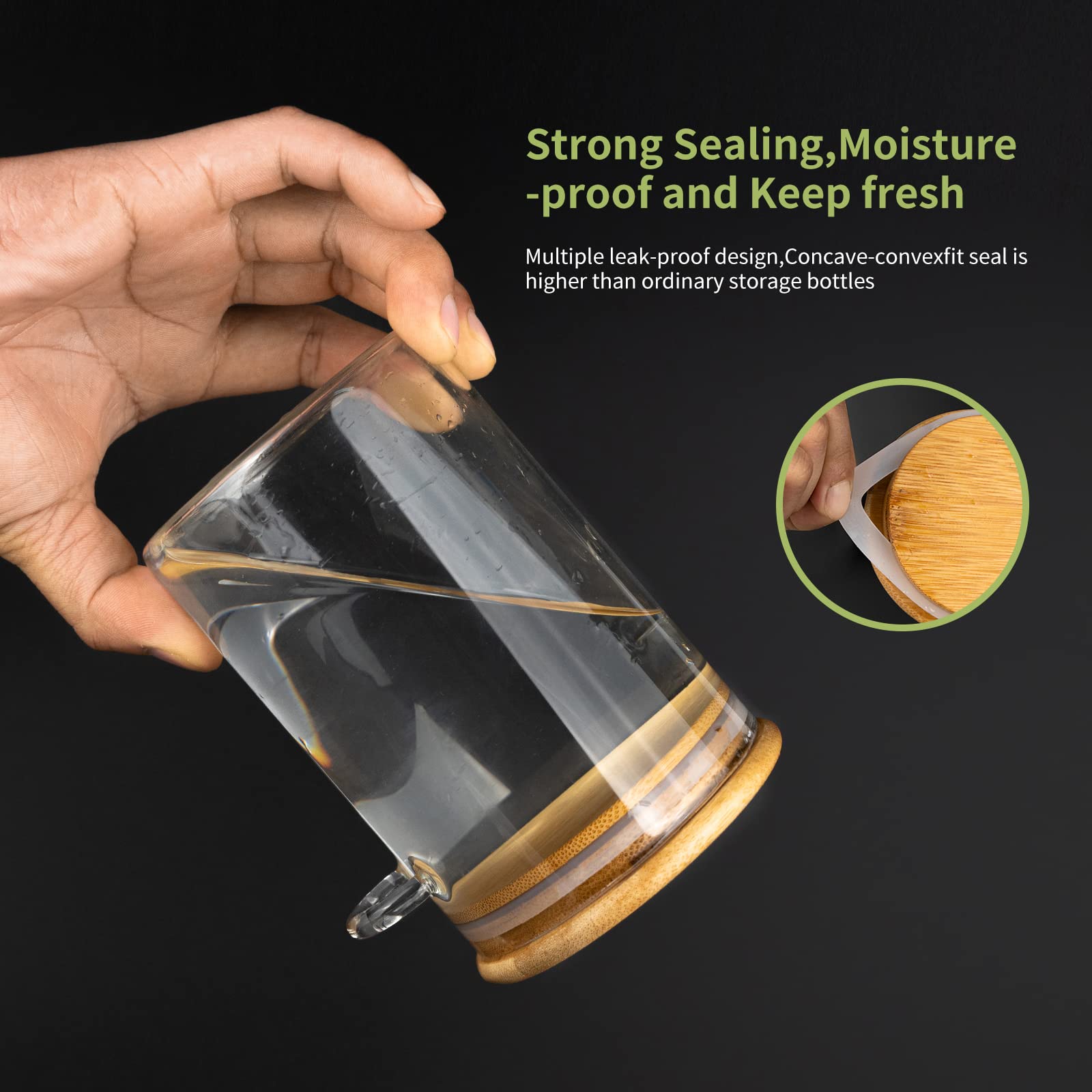 Airtight Food Storage Plastic  - Coffee Tea Sugar Canisters incelemesi ve fiyatı