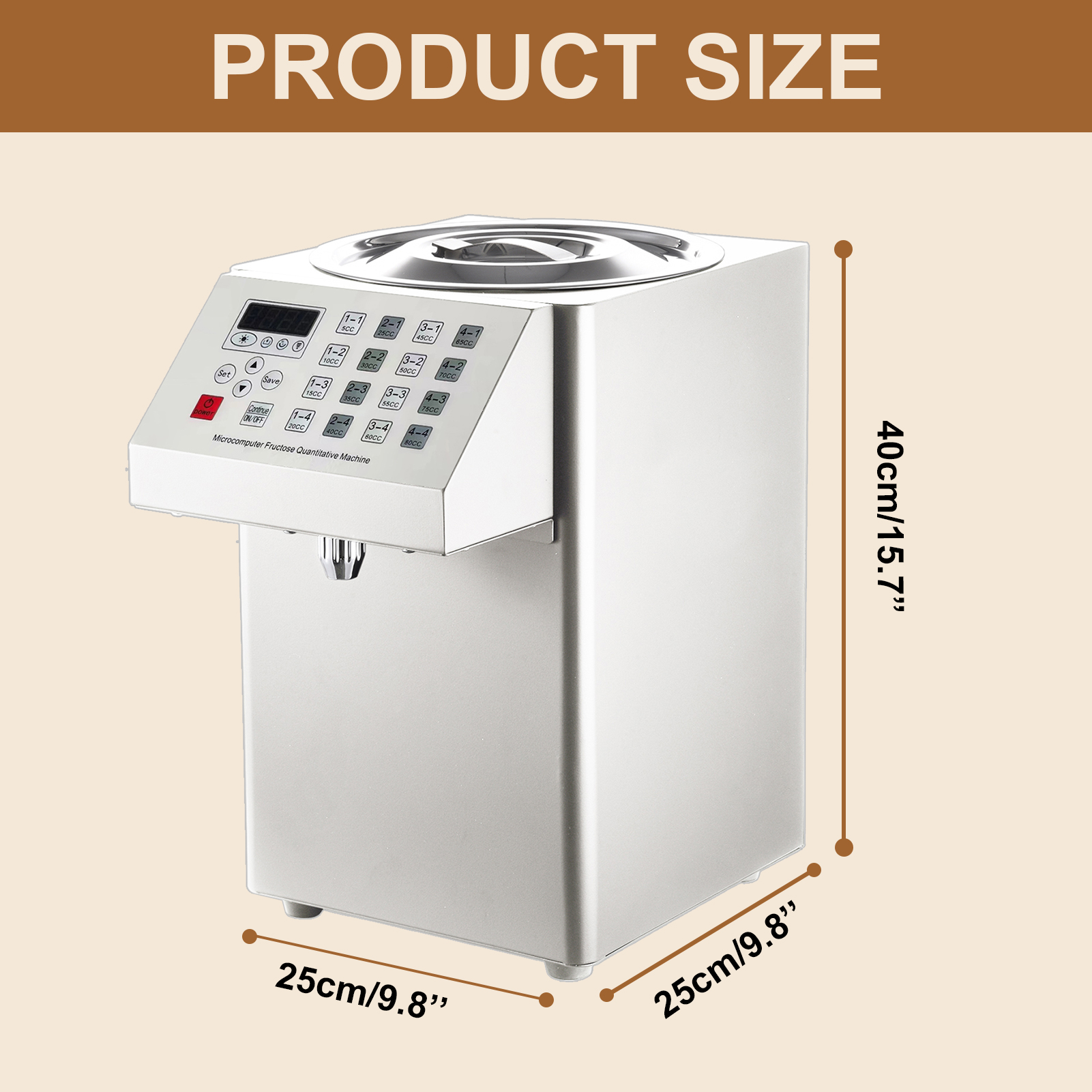 Automatic Fructose Dispenser E - Coffee Tea Sugar incelemesi ve fiyatı