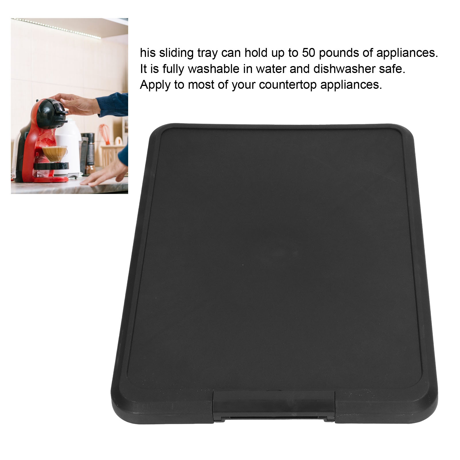 Kitchen Appliance Sliding Tray - Coffee & Tea Garden Lincoln Menu incelemesi ve fiyatı