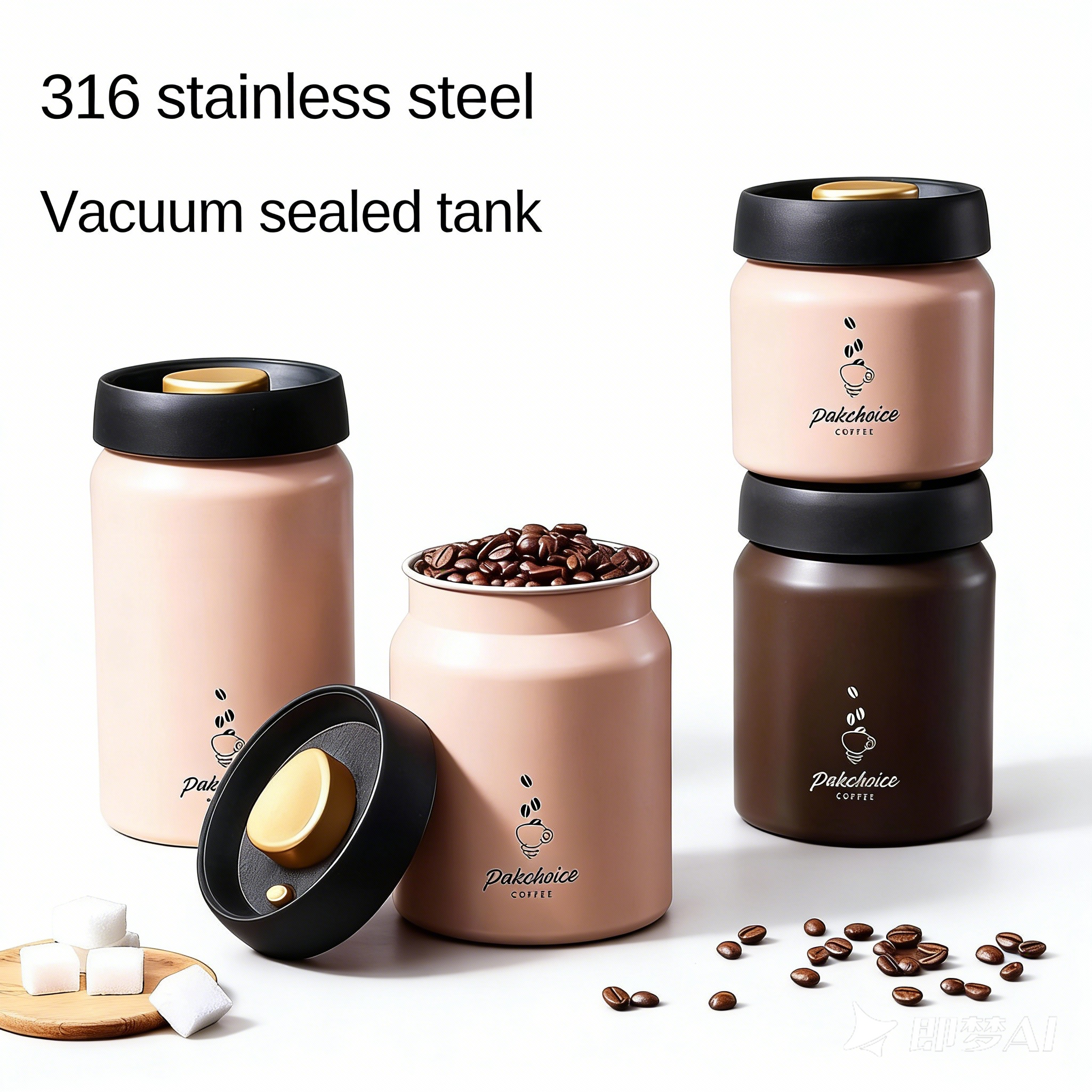 Vacuum Coffee Bean Storage Con - Coffee Tea Canister Set incelemesi ve fiyatı