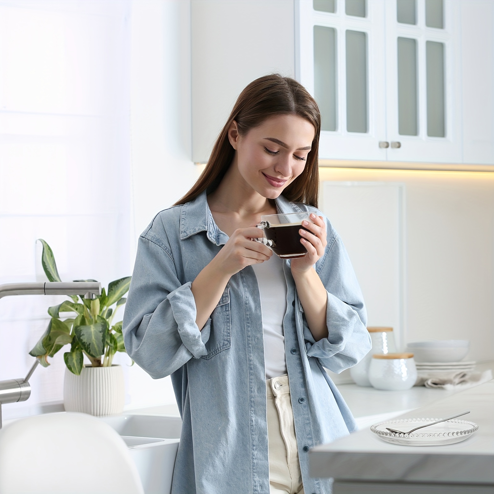 Collection of 6 Transparent Co - Juice Tea Coffee incelemesi ve fiyatı