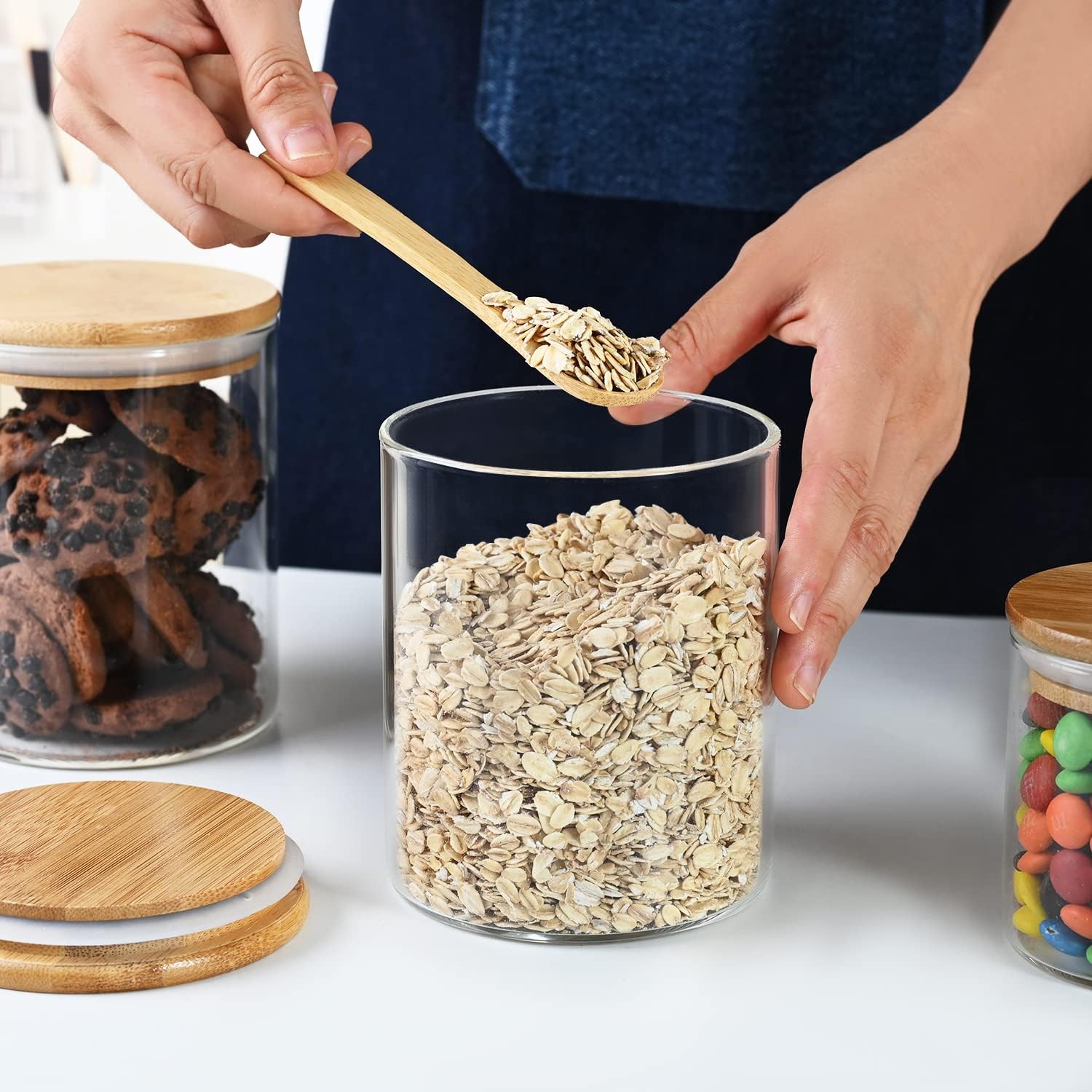 umieo Glass Food Storage Conta - Coffee Tea Sugar incelemesi ve fiyatı
