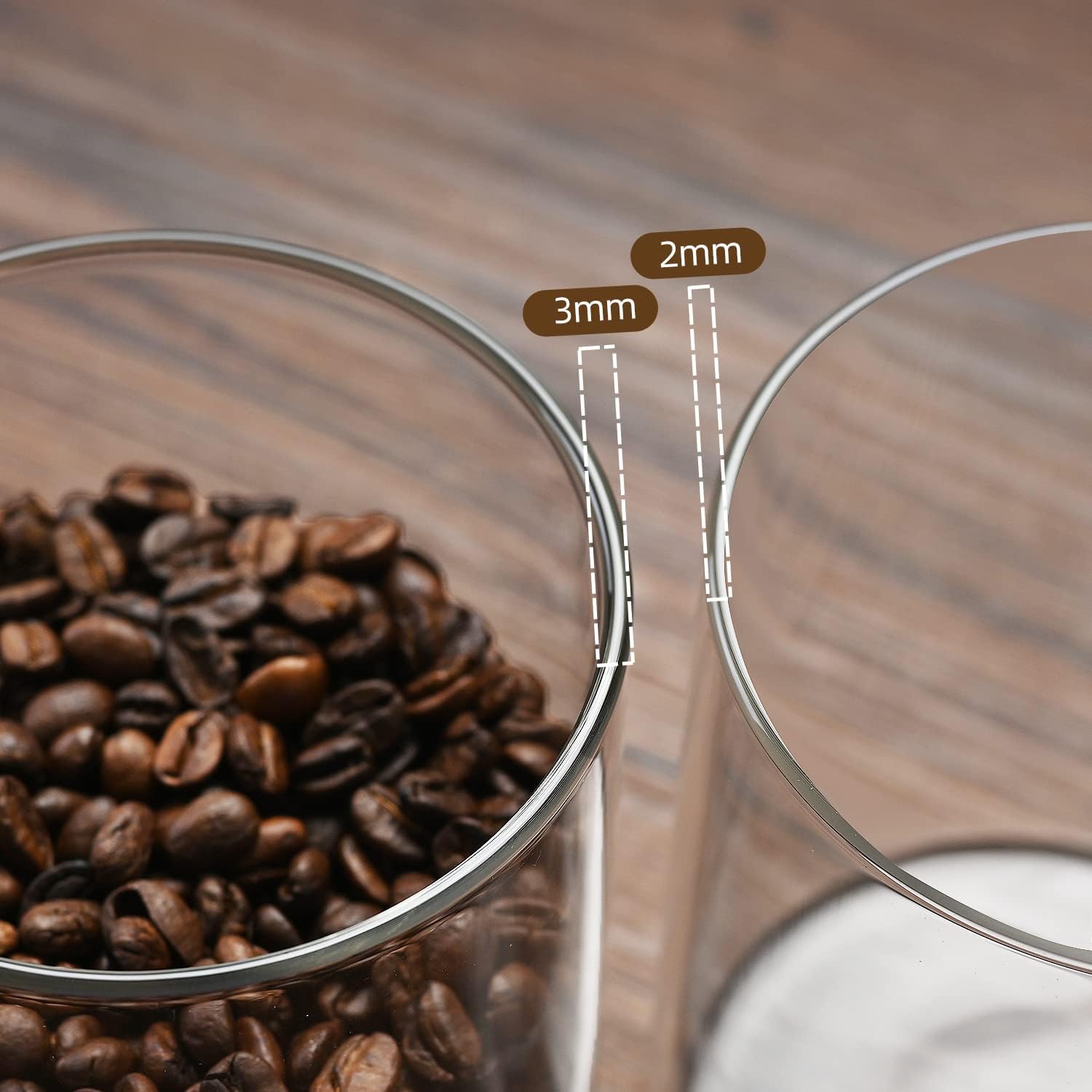 umieo Glass Food Storage Conta - Coffee Tea Sugar incelemesi ve fiyatı