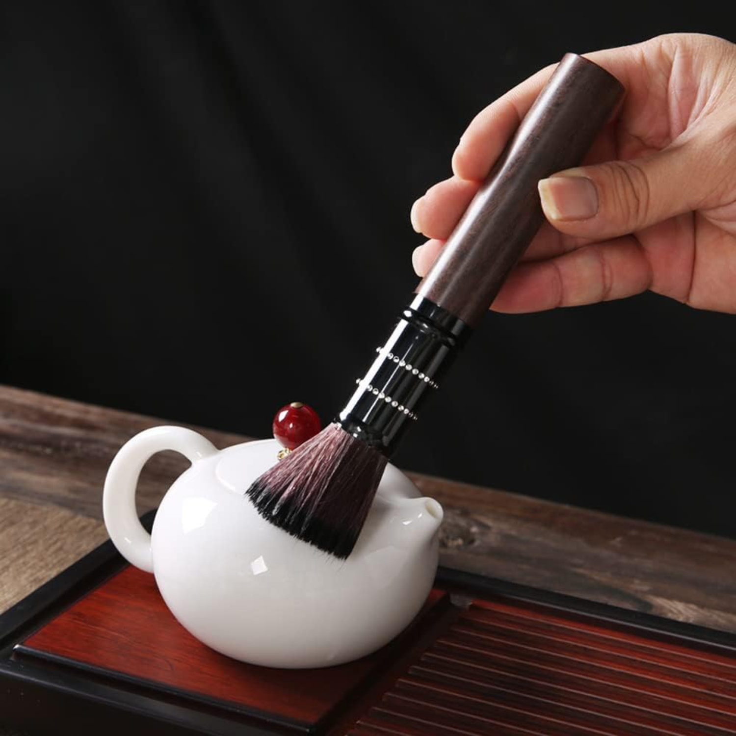 3pcs Wooden Teapot Cleaning Br - Coffee X Tea incelemesi ve fiyatı