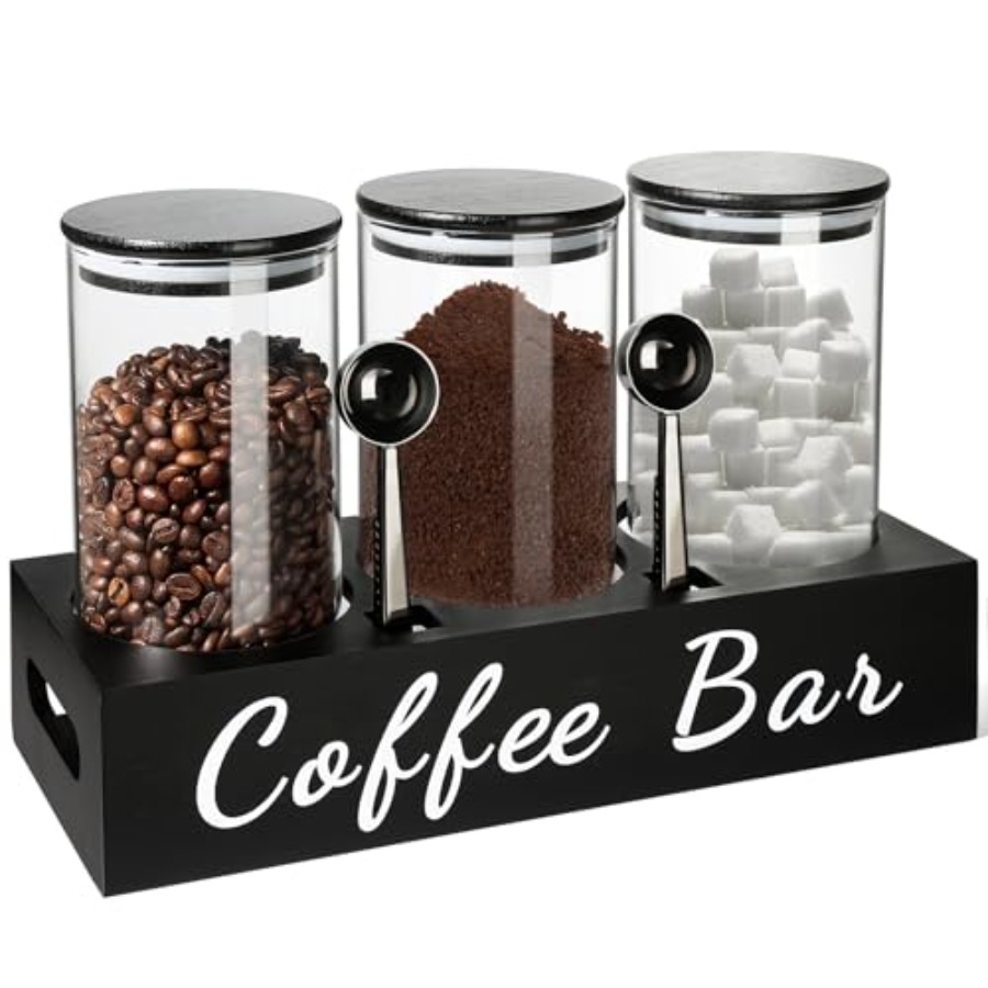 Coffee Tea Sugar Container Set - Coffee Tea Canister Set incelemesi ve fiyatı