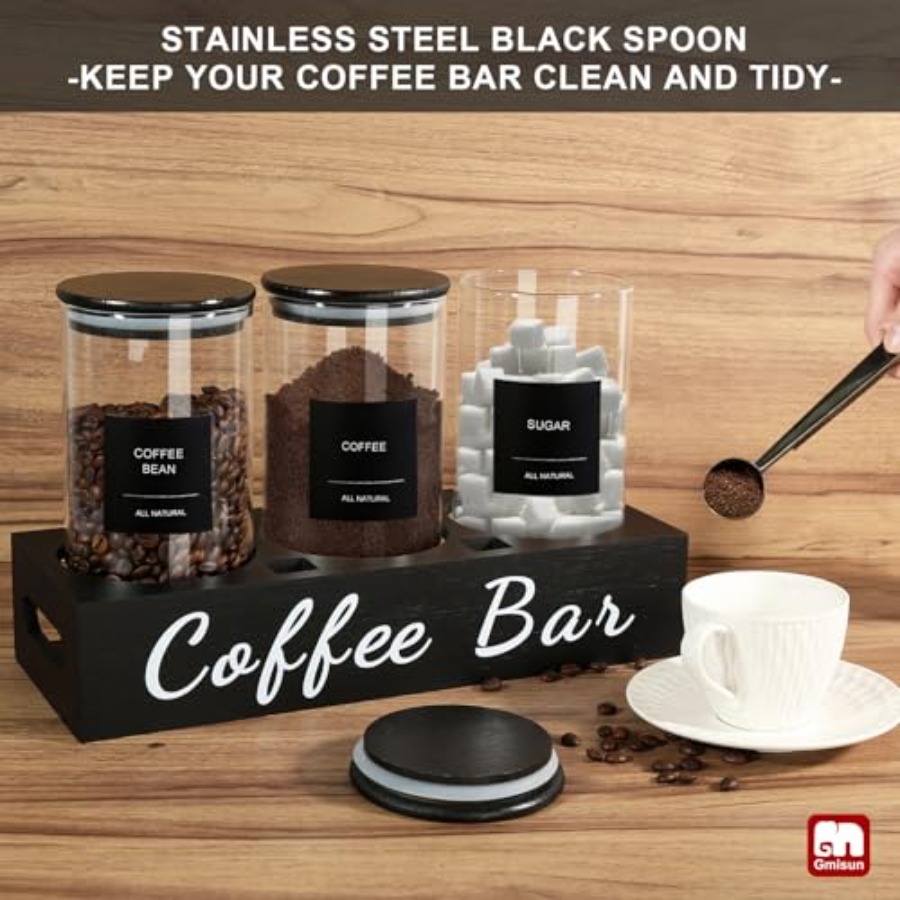 Coffee Tea Sugar Container Set - Coffee Tea Canister Set incelemesi ve fiyatı