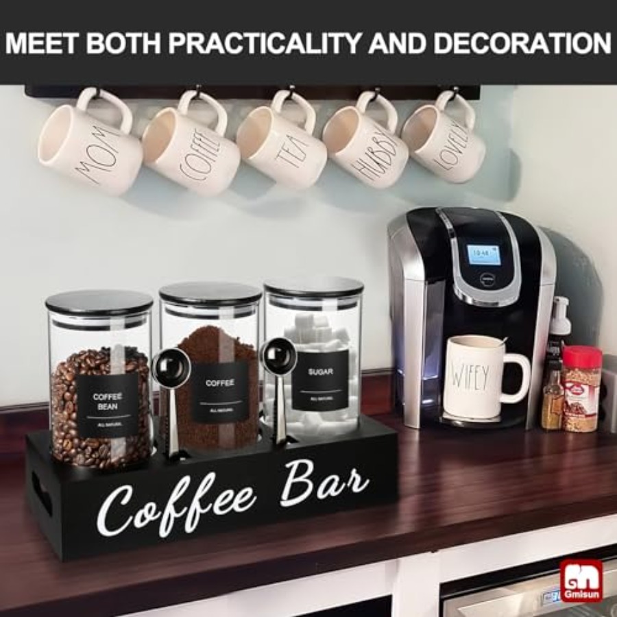 Coffee Tea Sugar Container Set - Coffee Tea Canister Set incelemesi ve fiyatı