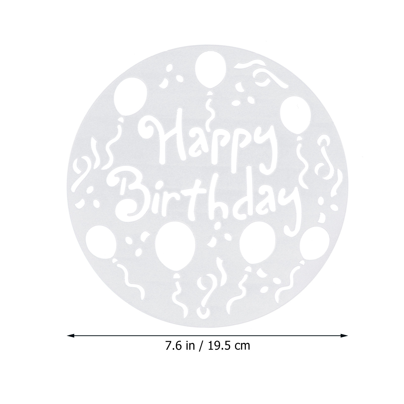 8Pcs Hollow DIY Cake Spray Ste - Coffee Stencil Art incelemesi ve fiyatı