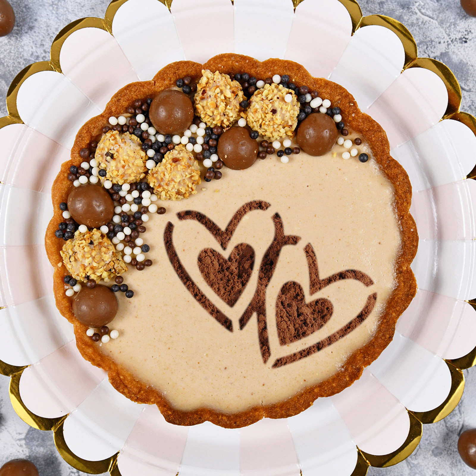 8Pcs Hollow DIY Cake Spray Ste - Coffee Stencil Art incelemesi ve fiyatı