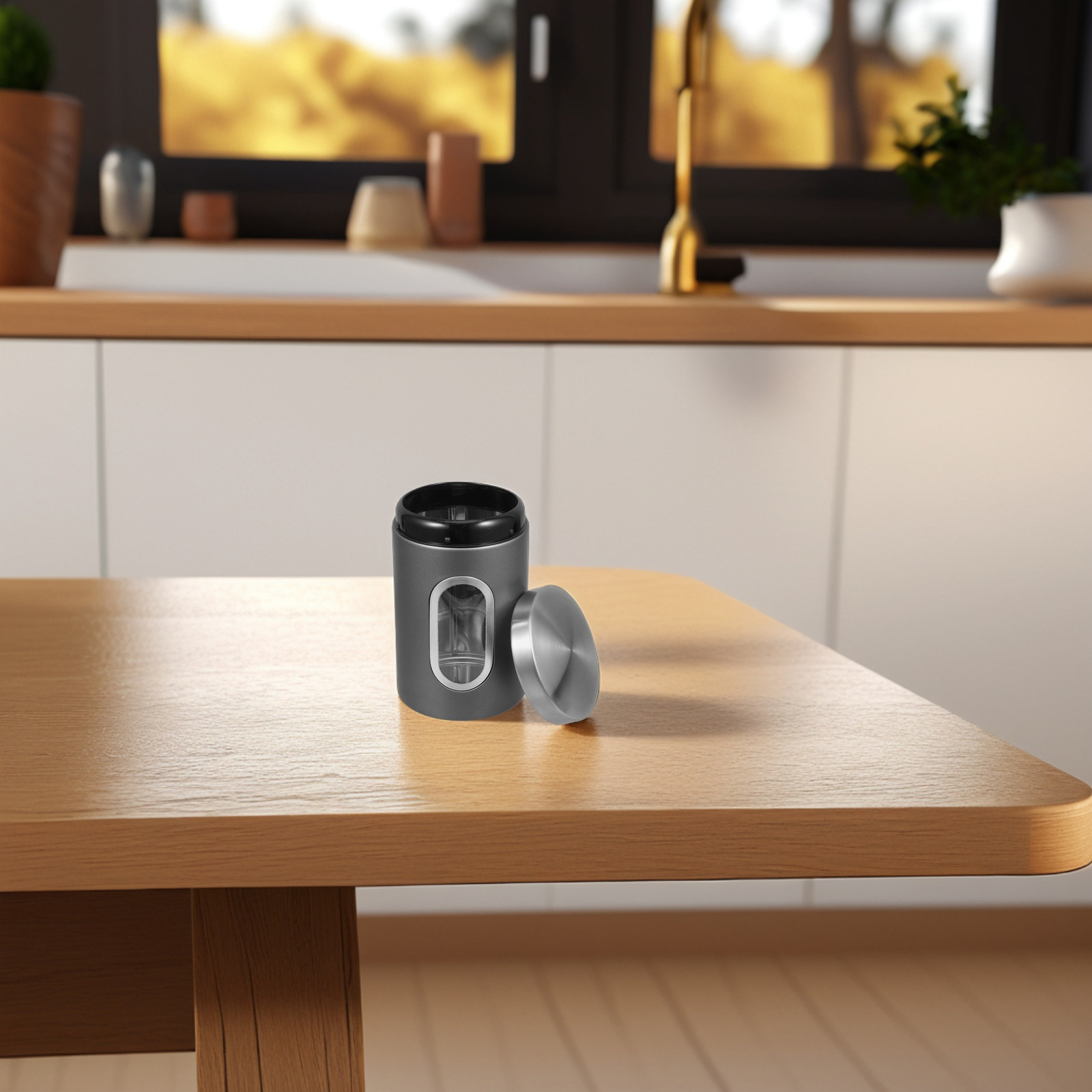 Stainless Steel Storage Canist - Coffee Tea Sugar Canisters incelemesi ve fiyatı