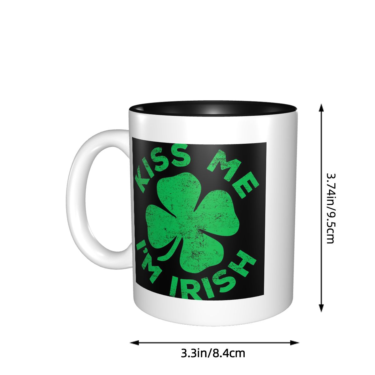 Kiss Me I'm Irish Mug Funny Ce - Coffee Tea With Me incelemesi ve fiyatı