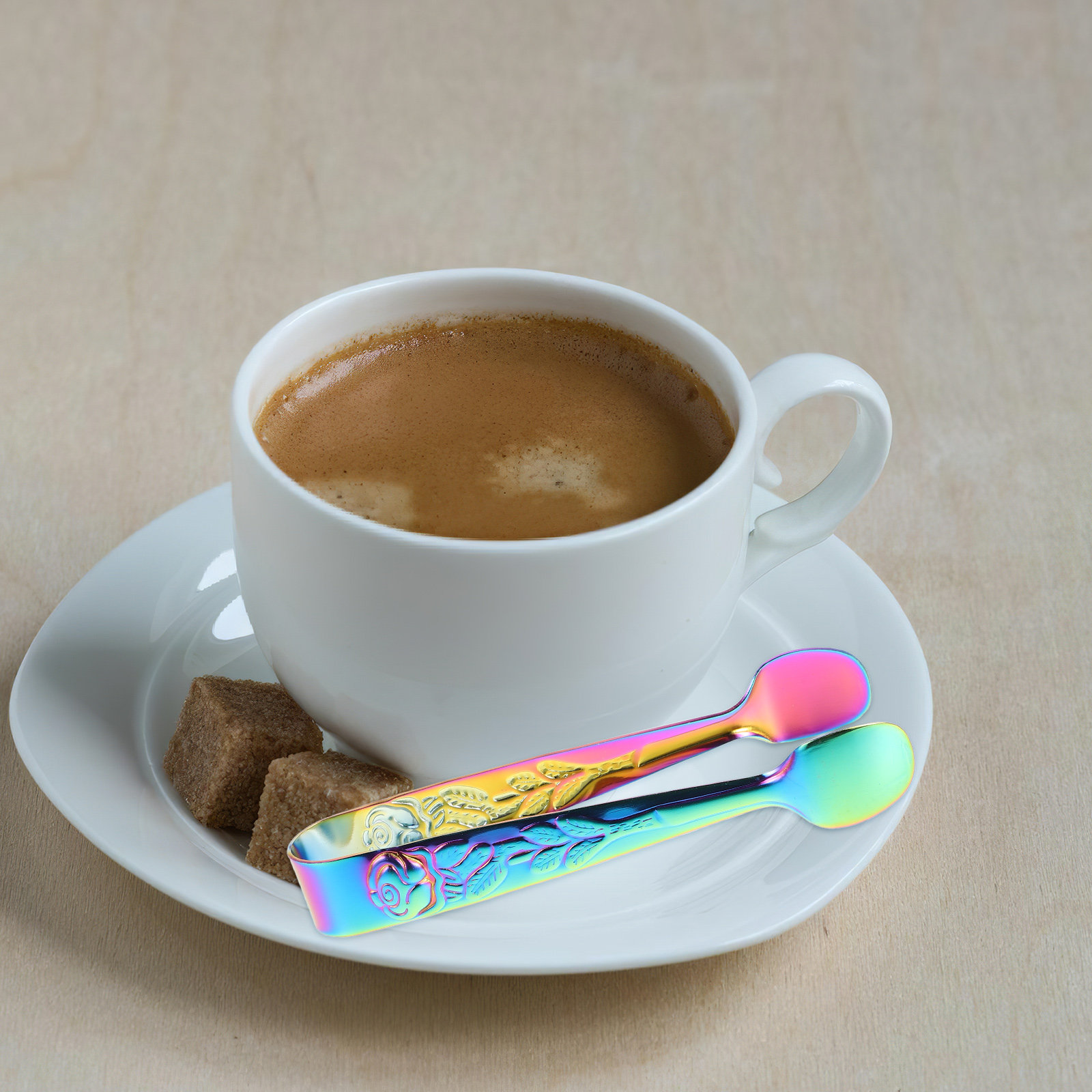 5Pcs Stainless Steel Mini Serv - Coffee Tea Sugar incelemesi ve fiyatı
