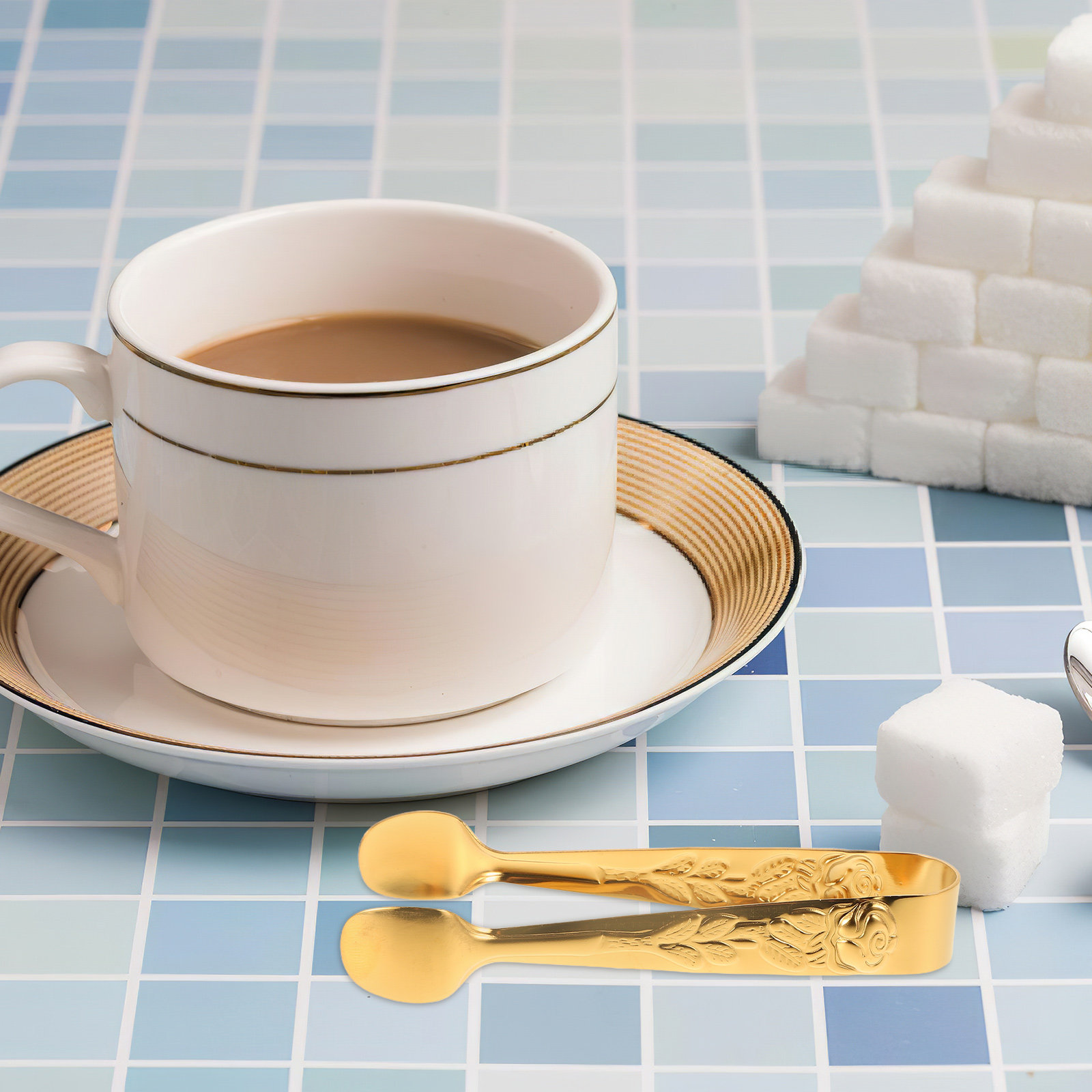 5Pcs Stainless Steel Mini Serv - Coffee Tea Sugar incelemesi ve fiyatı