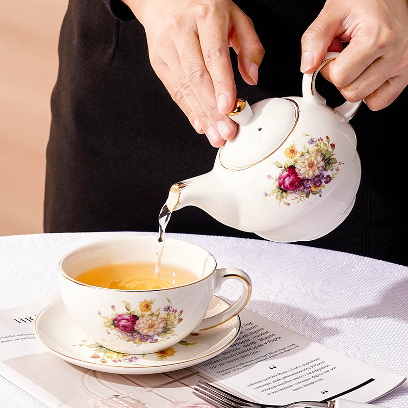 480ml Ceramic Tea for One Set  - Coffee Tea Flower incelemesi ve fiyatı