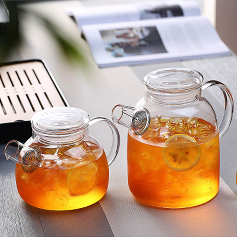 1000/1600ml Transparent Borosi - Coffee Tea Flower incelemesi ve fiyatı