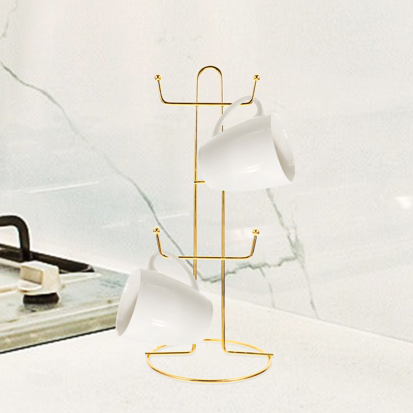 Metal Mug Tree Holder 6 Hook C - Tea Coffee Utensils incelemesi ve fiyatı