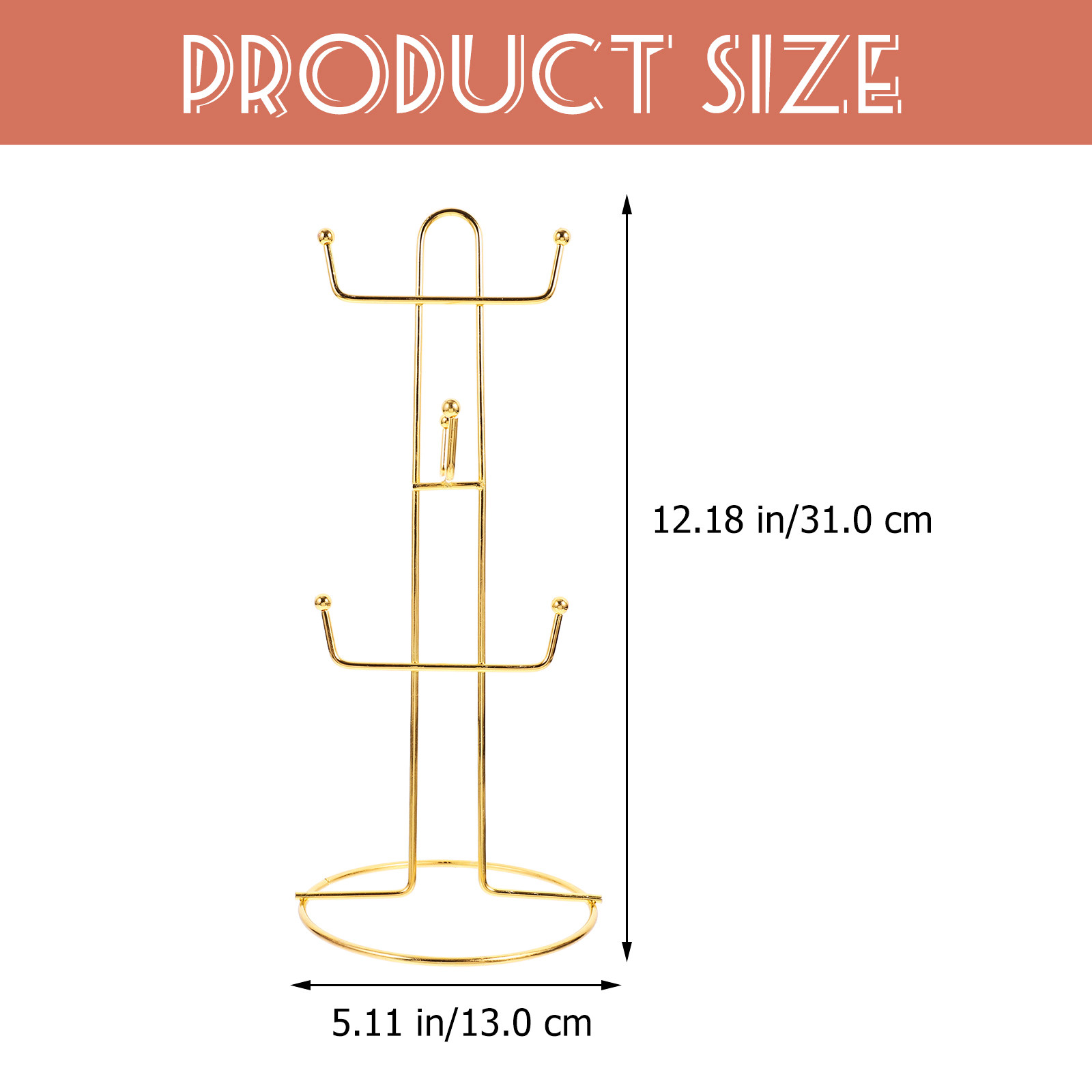Metal Mug Tree Holder 6 Hook C - Tea Coffee Utensils incelemesi ve fiyatı