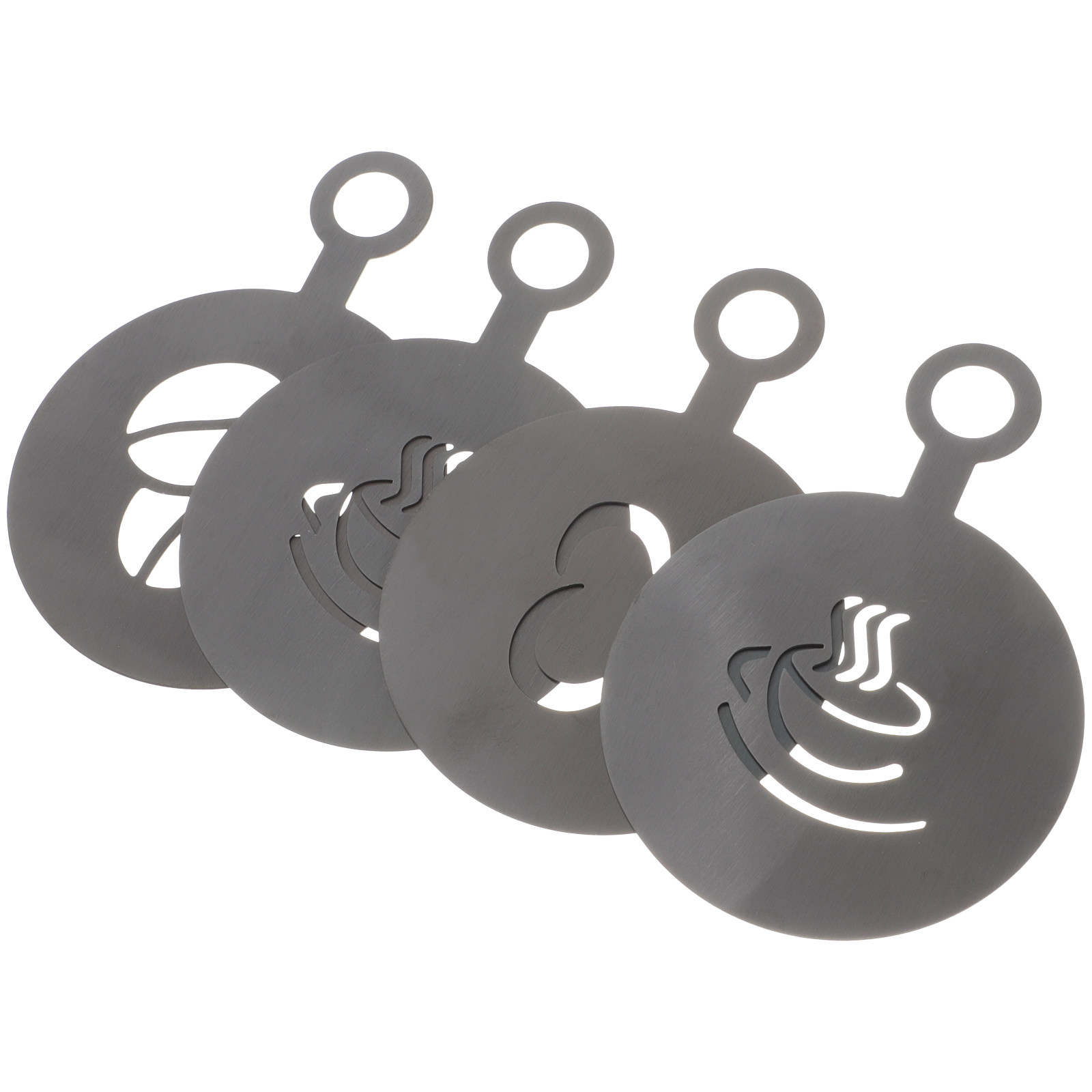 4Pcs Professional Latte Art St - Coffee Stencil Art incelemesi ve fiyatı