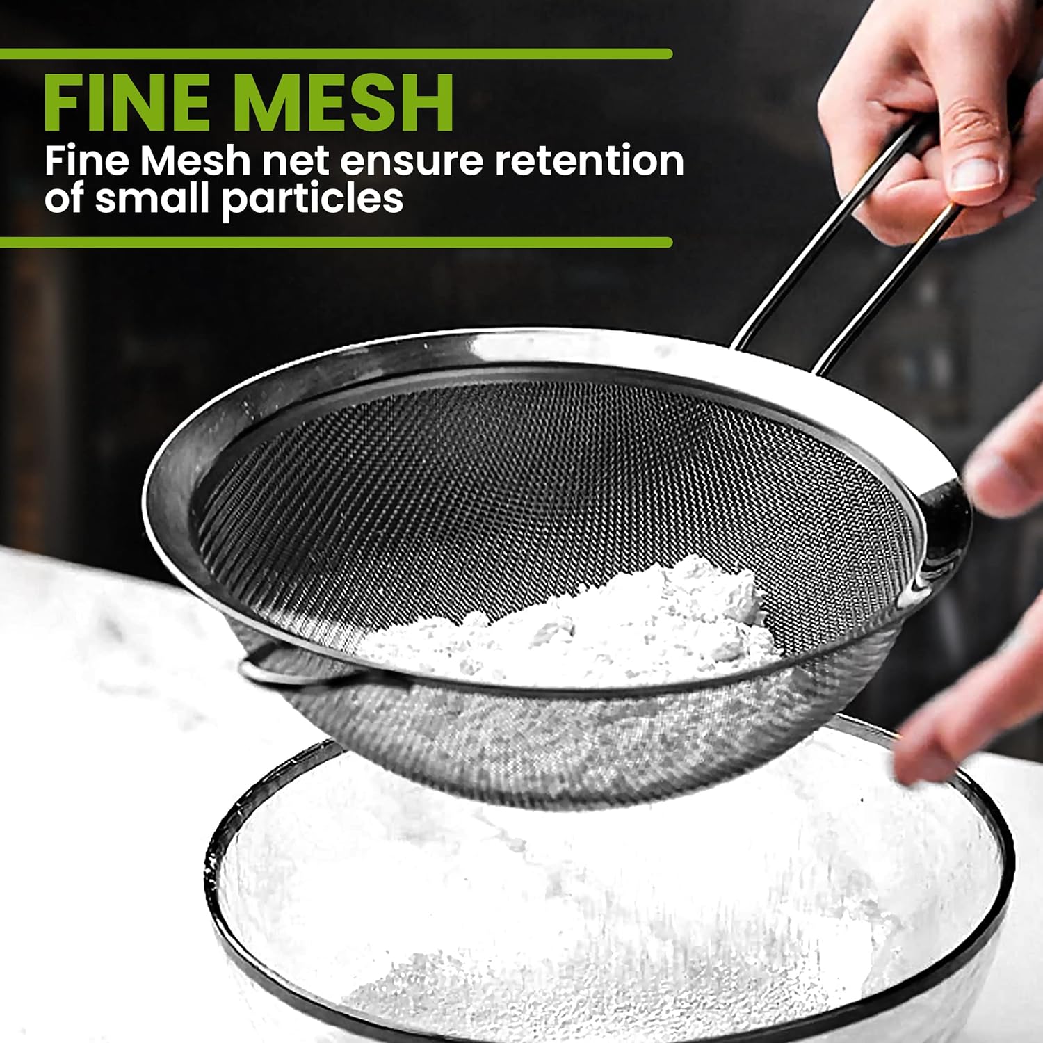 2-Pack Stainless Steel Fine Me - Tea Strainer Mesh incelemesi ve fiyatı