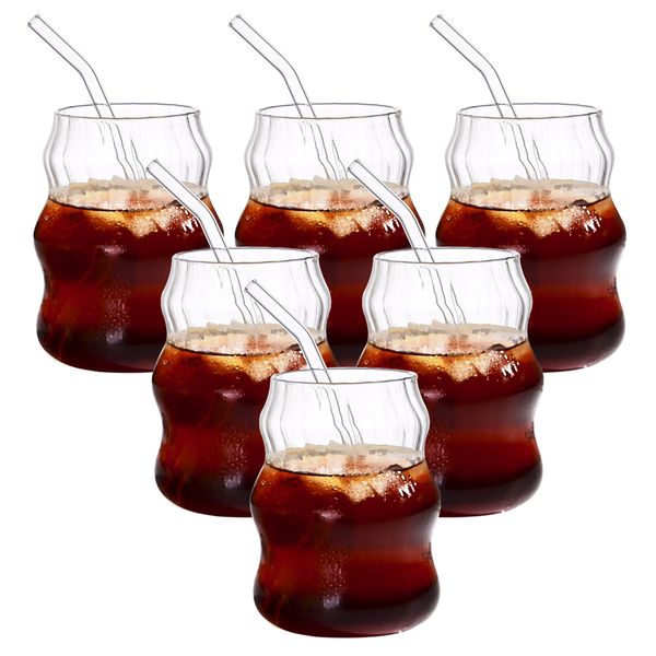 6 Pcs 19oz Glass Coffee Cup Se - Juice Tea Coffee incelemesi ve fiyatı