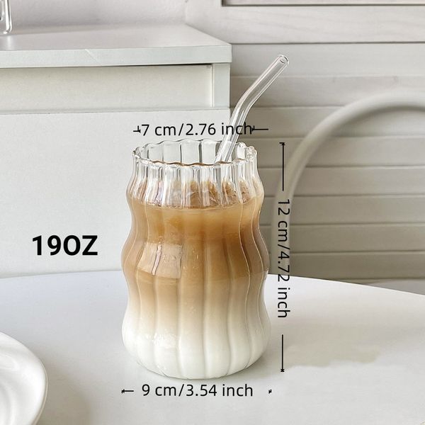 6 Pcs 19oz Glass Coffee Cup Se - Juice Tea Coffee incelemesi ve fiyatı