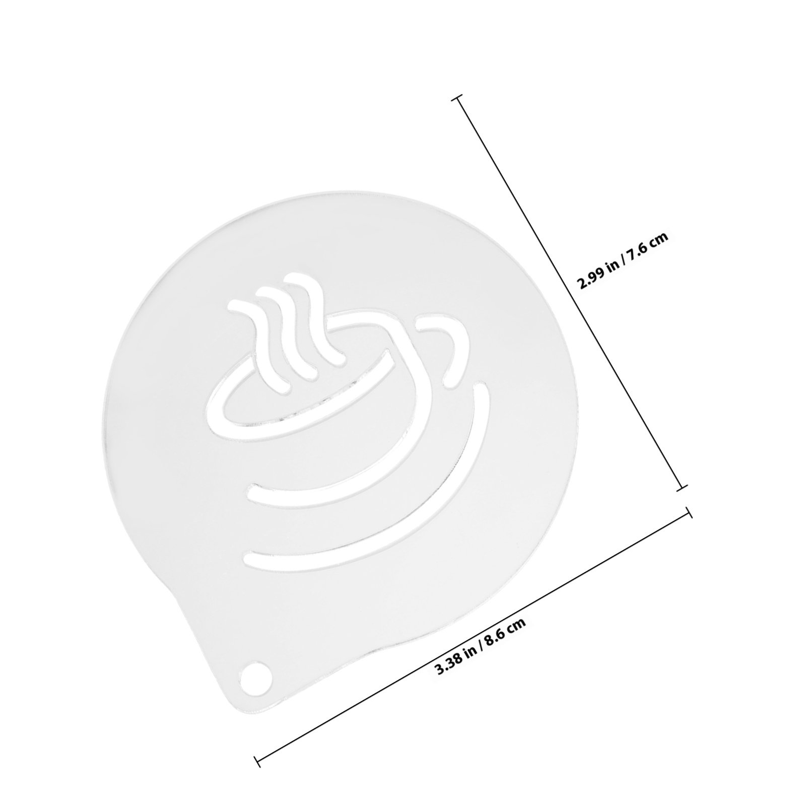 Acrylic Coffee Stencil Latte C - Coffee Stencil Art incelemesi ve fiyatı