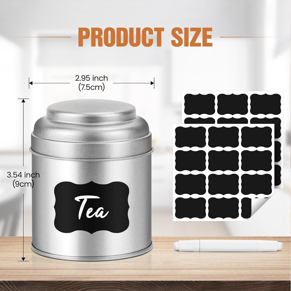 Tea Tin with Airtight Double L - Coffee Tea Sugar Canisters incelemesi ve fiyatı