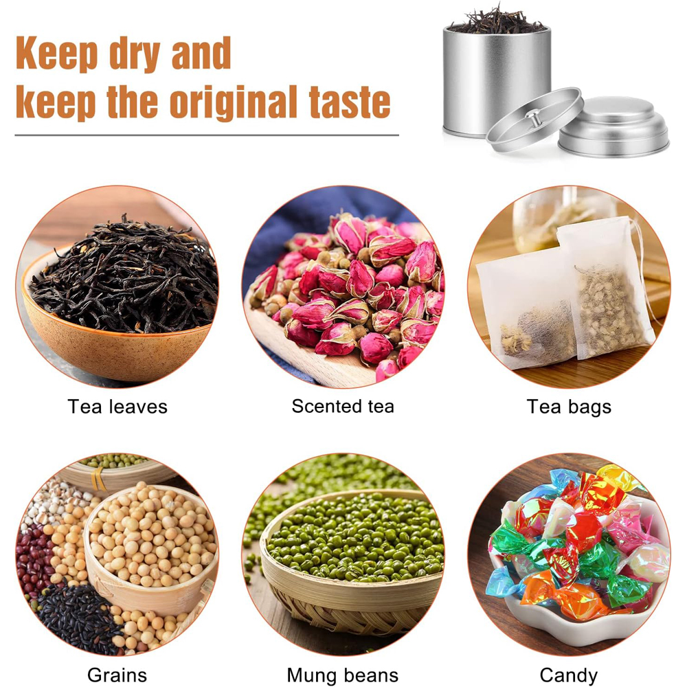 Tea Tin with Airtight Double L - Coffee Tea Sugar Canisters incelemesi ve fiyatı