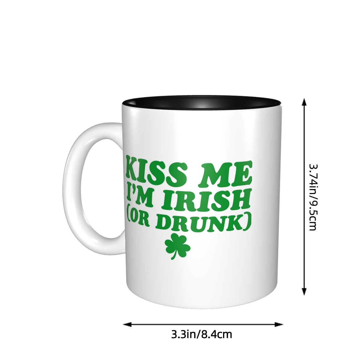 Kiss Me I'm Irish Mug Funny Ce - Coffee Tea With Me incelemesi ve fiyatı