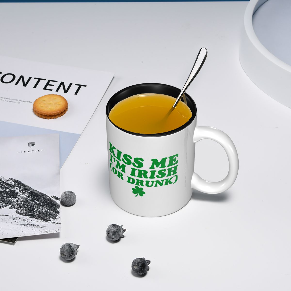 Kiss Me I'm Irish Mug Funny Ce - Coffee Tea With Me incelemesi ve fiyatı