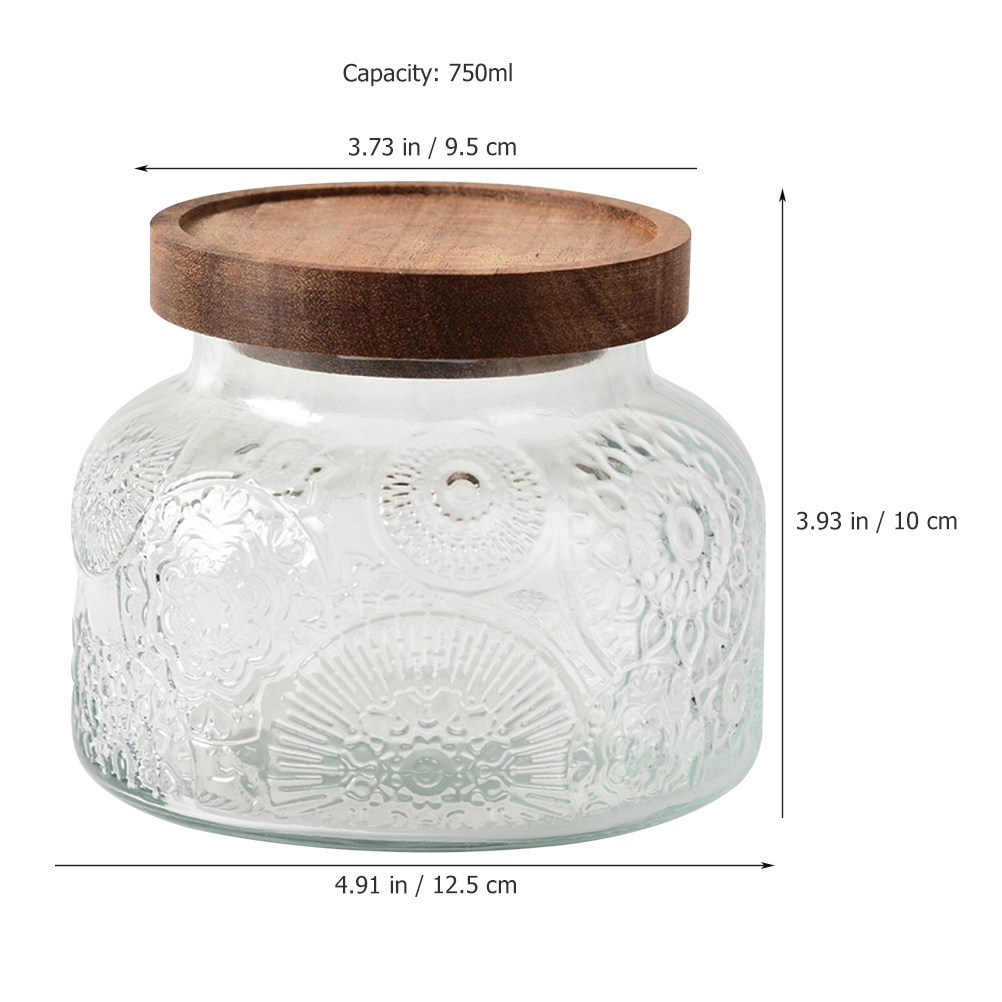 Glass Storage Jar Sealed Canis - Coffee Tea Sugar Canisters incelemesi ve fiyatı