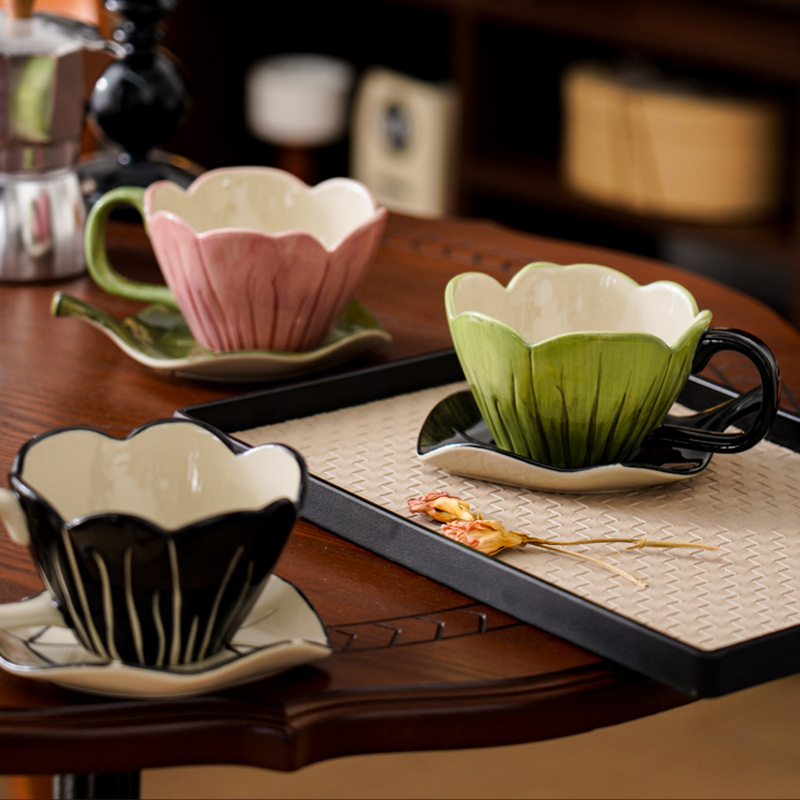 Irregular Hand-painted Coffee  - Coffee Tea Flower incelemesi ve fiyatı