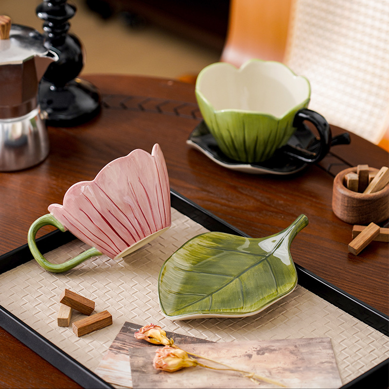 Irregular Hand-painted Coffee  - Coffee Tea Flower incelemesi ve fiyatı