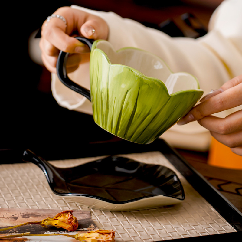 Irregular Hand-painted Coffee  - Coffee Tea Flower incelemesi ve fiyatı