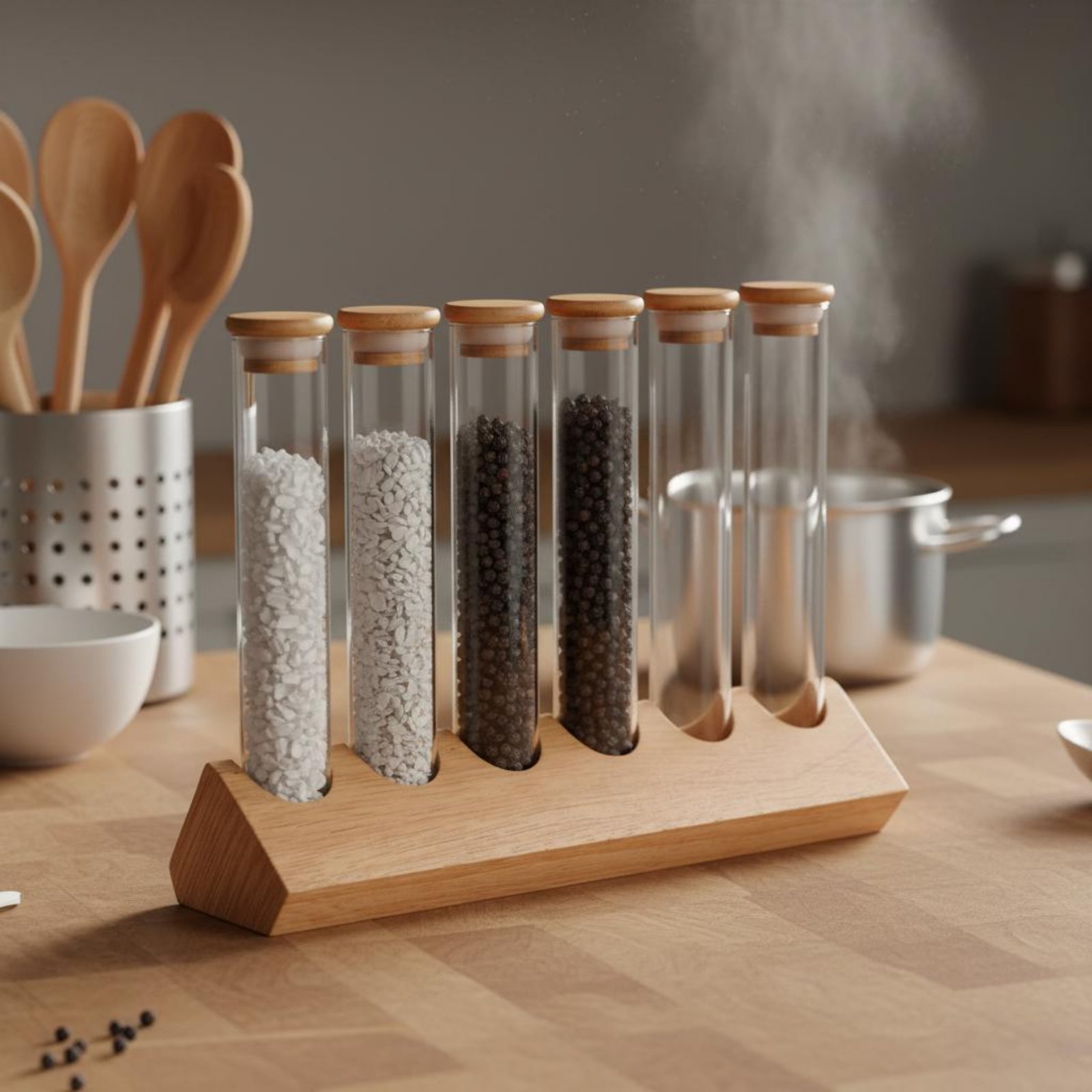 Glass Tube Container Set with  - Coffee Bean & Tea Menu incelemesi ve fiyatı