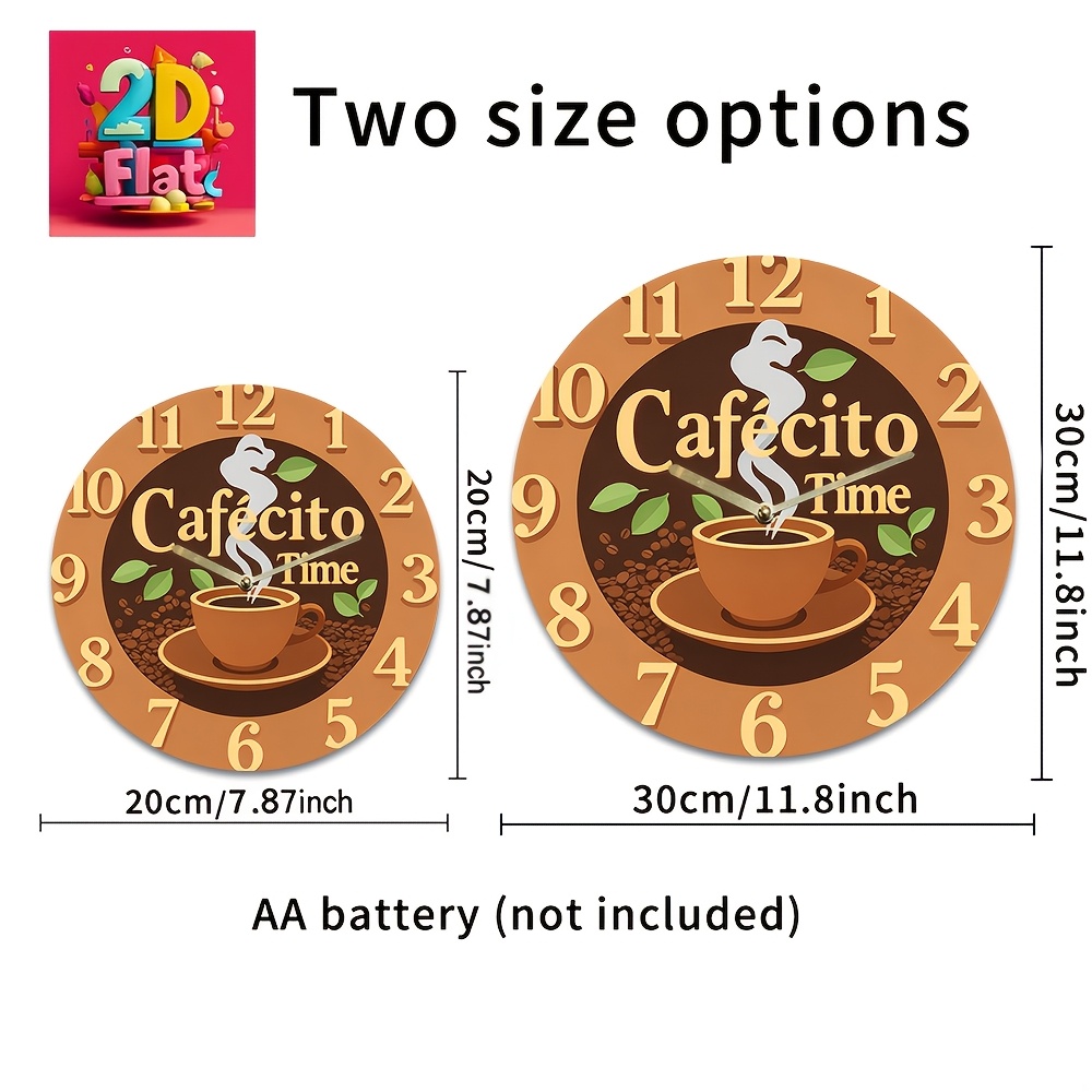 2D Flat Design, 8-Inch Cafecit - Coffee Bean & Tea Menu incelemesi ve fiyatı