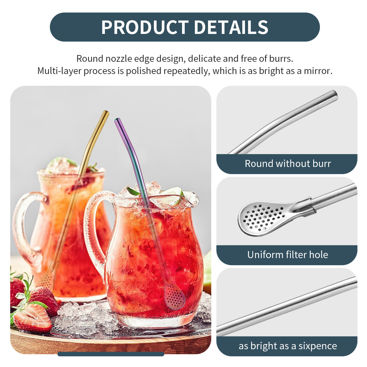 Detachable Stainless Steel Str - Tea Coffee Utensils incelemesi ve fiyatı