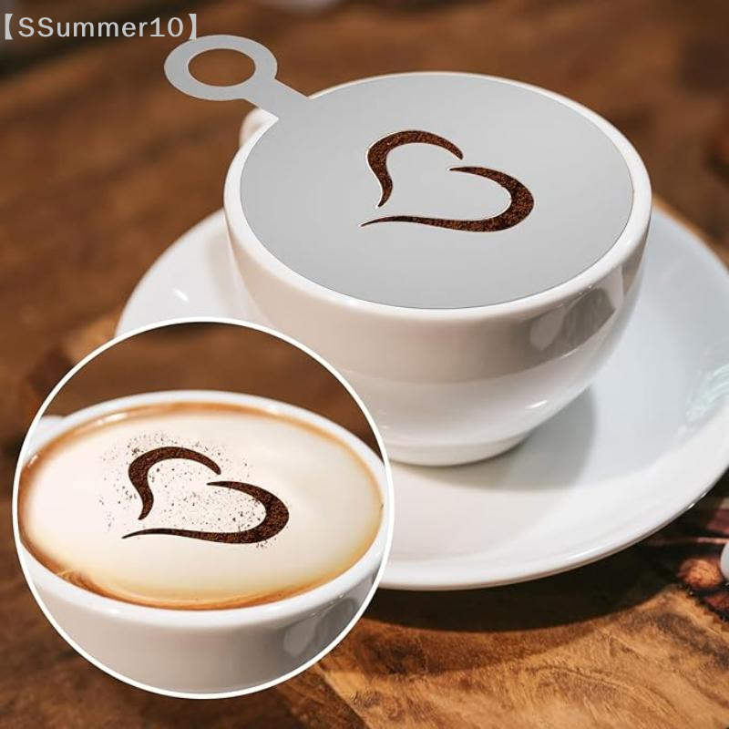 【SSummer10】4Pcs/Set Stainless  - Coffee Stencil Art incelemesi ve fiyatı